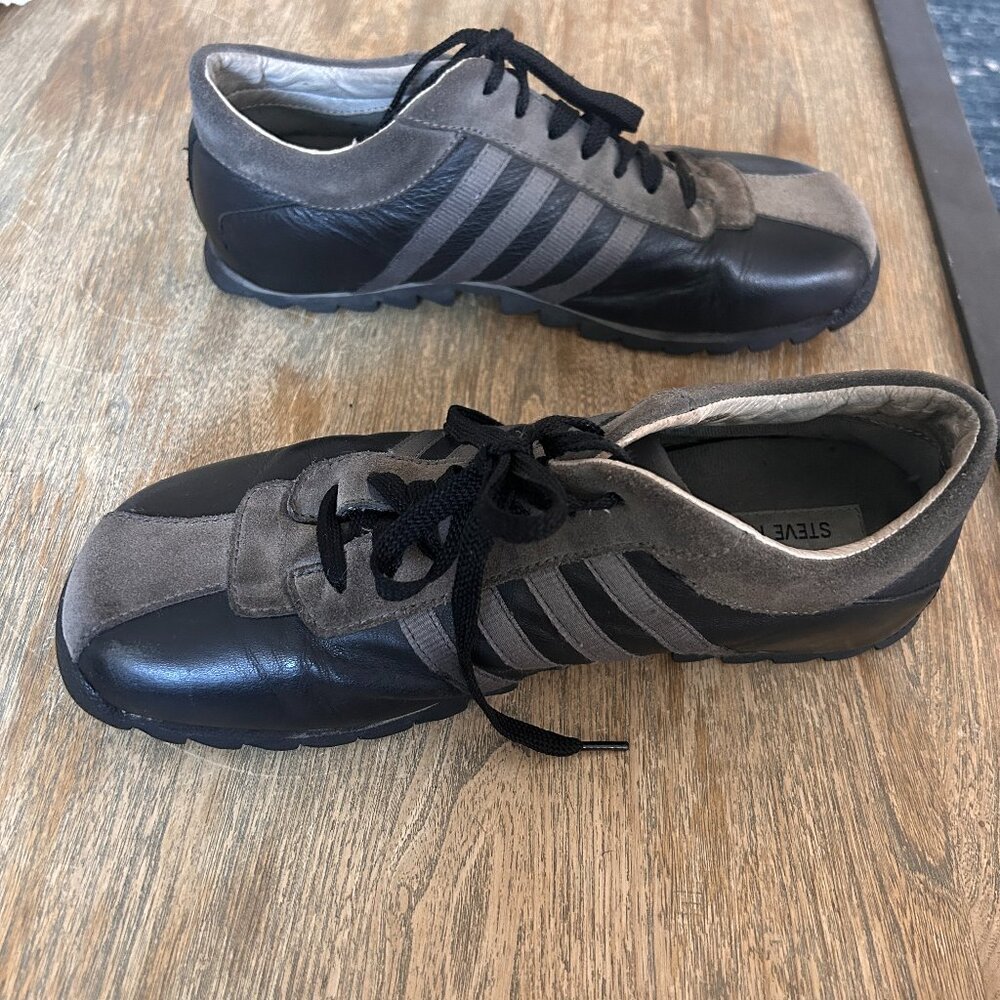 Vintage 90's Steve Madden Leather & Suede Sneaker Mens Size 7.5